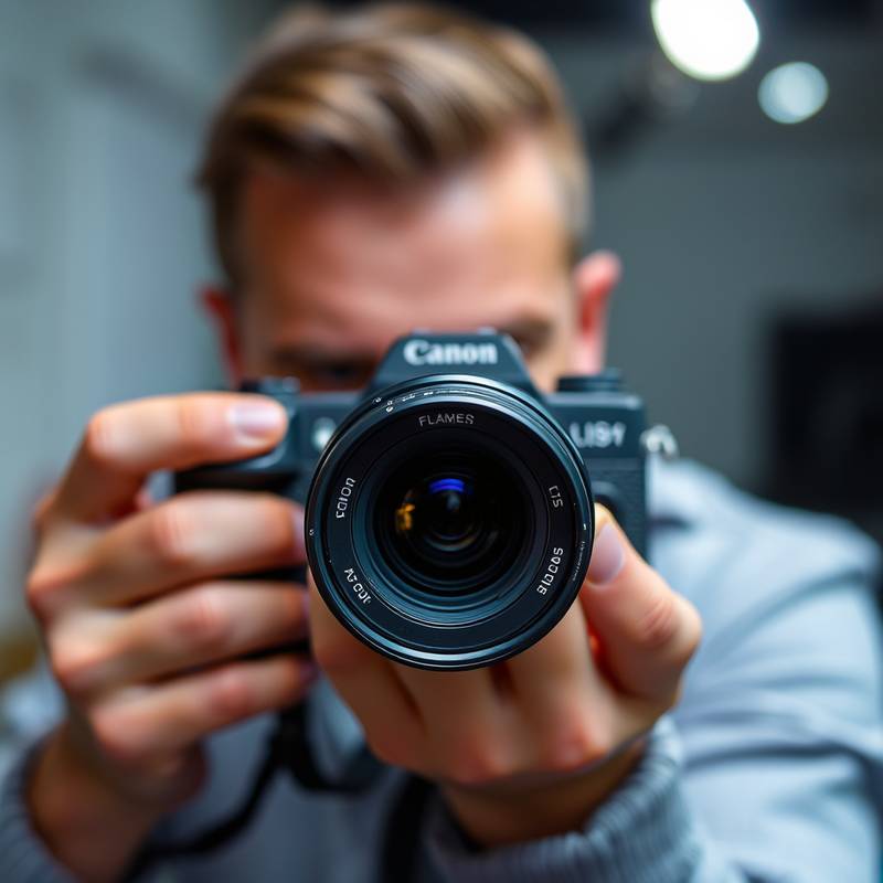 Ein Bild, das die Grundlagen der Fotografie zeigt: Blende, Verschlusszeit, ISO.