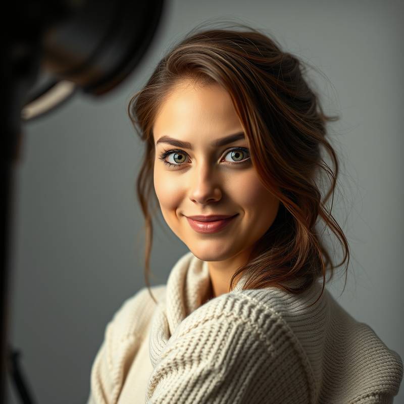 Ein Portraitfoto, das die Techniken der Portraitfotografie demonstriert.