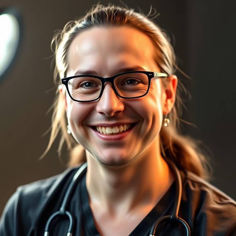 Ein professionelles Portrait des Ausbilders, der in die Kamera lächelt.