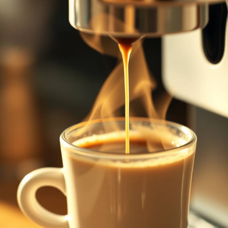 Nahaufnahme einer Tasse frisch gebrühten Kaffees.